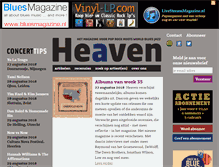 Tablet Screenshot of popmagazineheaven.nl